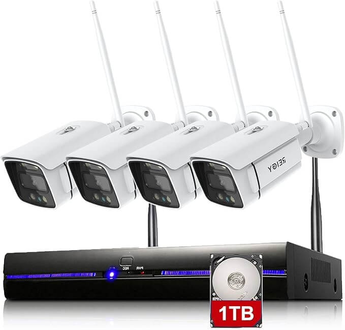 REIGY 3MP Bewakingscamera Systeem